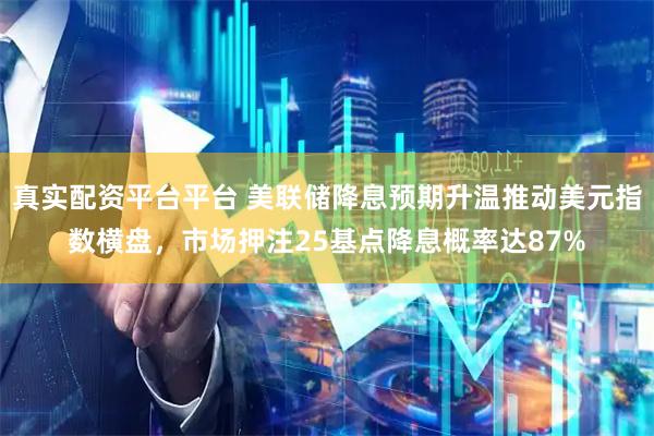 真实配资平台平台 美联储降息预期升温推动美元指数横盘，市场押注25基点降息概率达87%